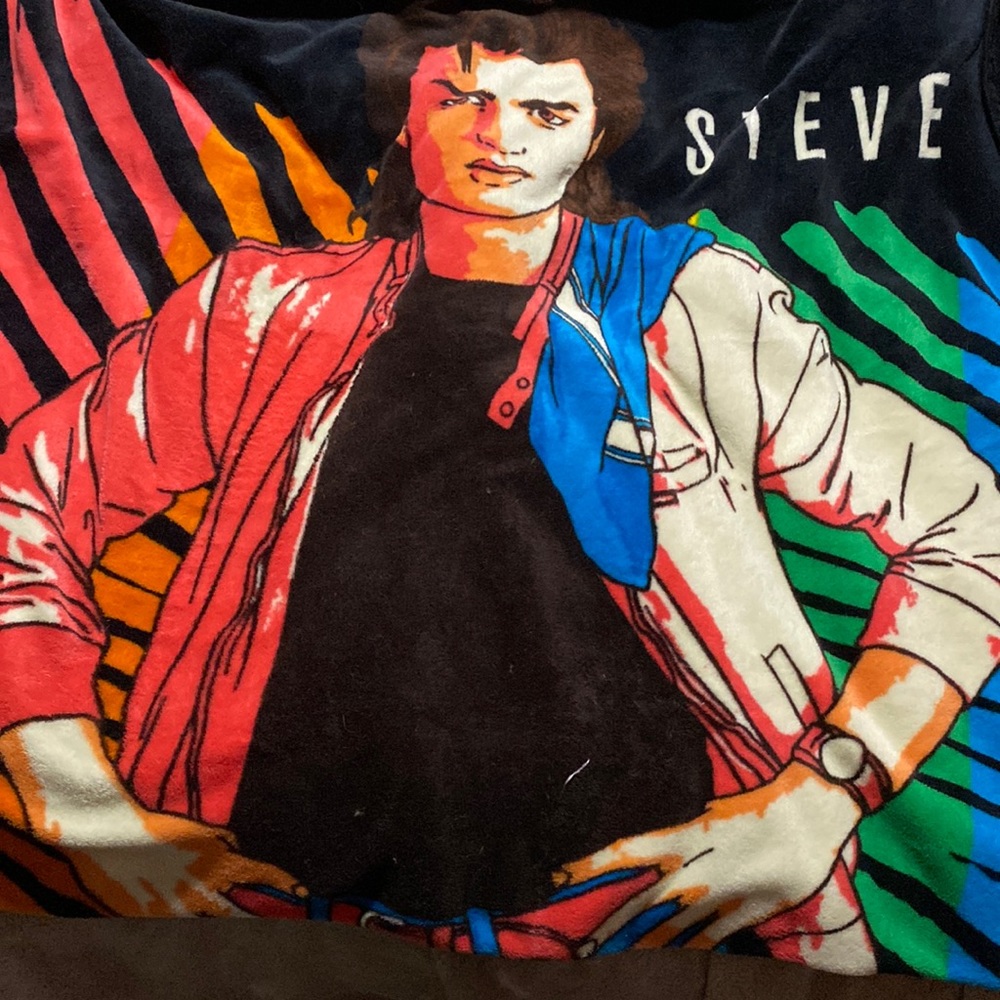 Stranger Things Steve Harrington Blanket